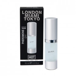HOT Pheromone Gel LONDON-MIAMI-TOKYO Man 15ml