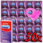 Durex Intimate Feel 50ks + vibračný krúžok Pasante