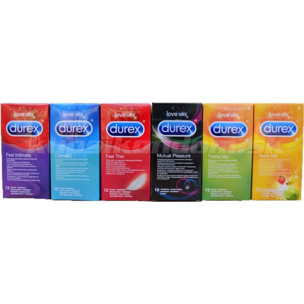 Balíček 70ks Durex noviniek