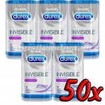 Durex Invisible Extra Lubricated 50ks