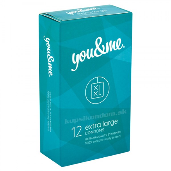 You&me Extra Large Condoms 12ks