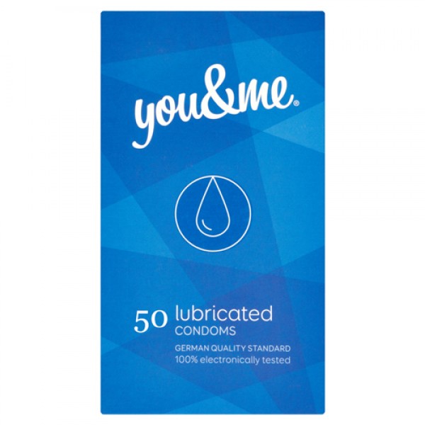 You&me Lubricated Condoms 50ks