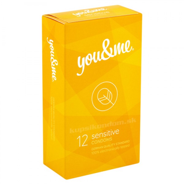 You&me Sensitive Condoms 12ks