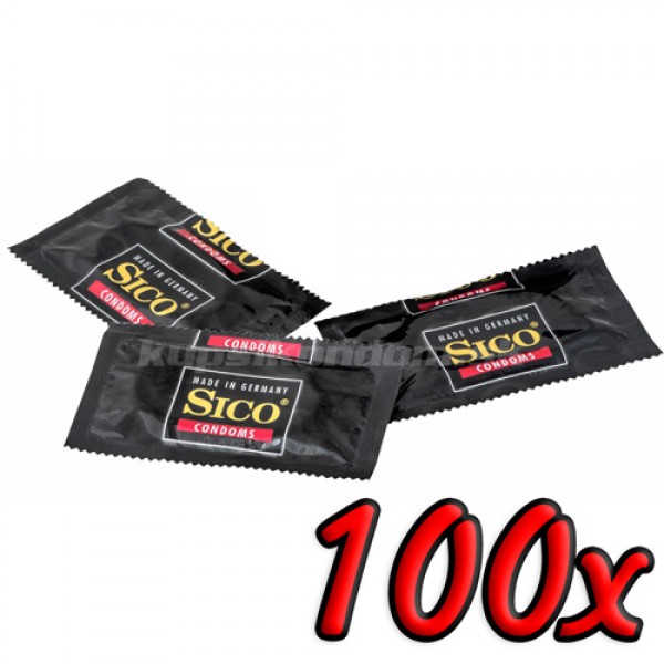 Sico Dry 100ks - Nelubrikované kondómy