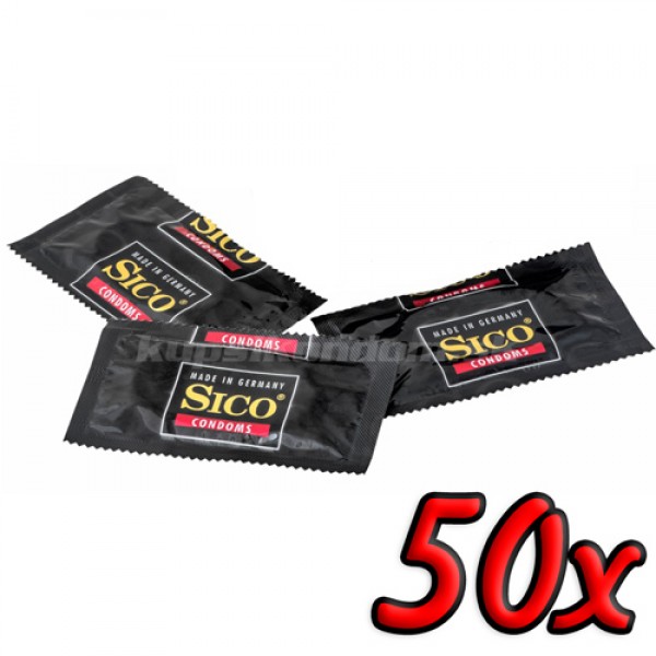 Sico Dry 50ks - Nelubrikované kondómy