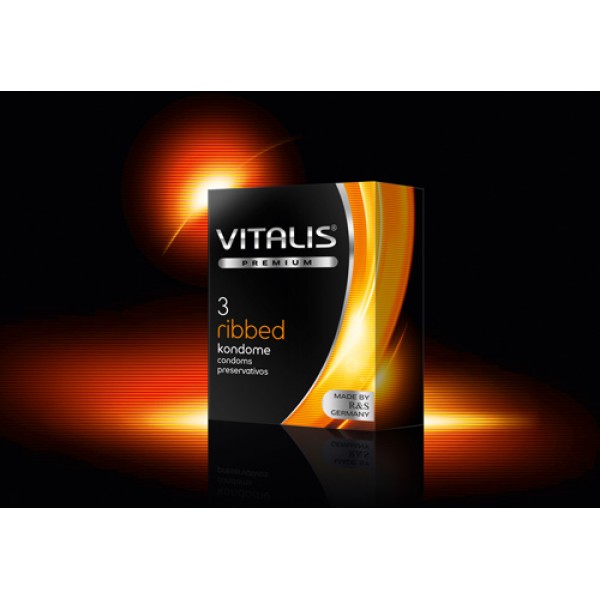 Vitalis Premium Ribbed 3ks