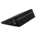 Liberator Black Label Wedge with cuffs - Erotická podložka pre milovanie s putami Čierna
