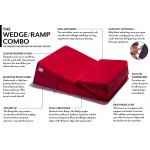 Liberator Wedge/Ramp Combo Black - Erotická podložka pre milovanie Čierna