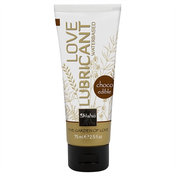 Shiatsu Edible Lubricant Choco - Jedlý lubrikačný gél Čokoláda 75ml