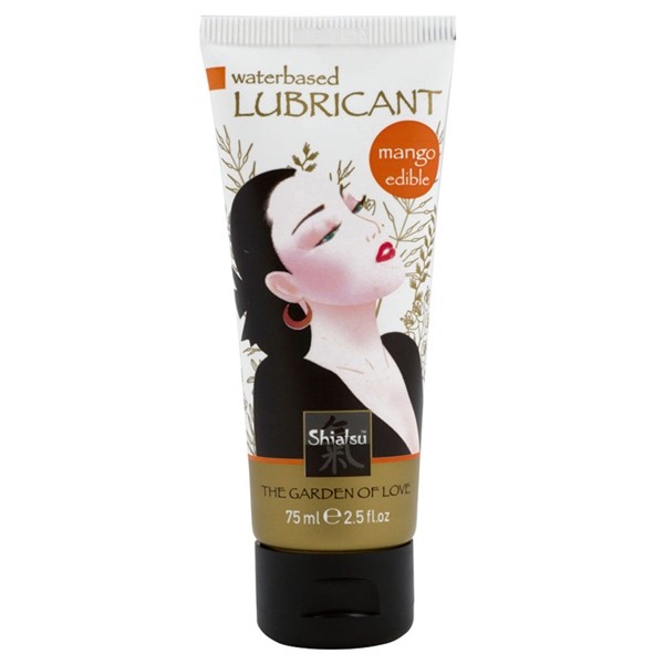 Shiatsu Edible Lubricant Mango - Jedlý lubrikačný gél Mango 75ml