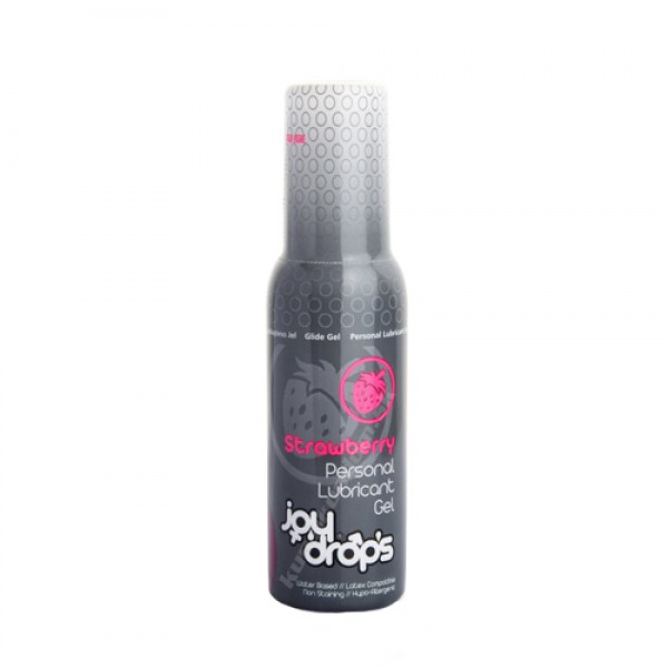 JoyDrops Strawberry Personal Lubricant Gel 100ml