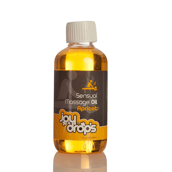 JoyDrops Sensual Massage Oil 250ml - marhuľa