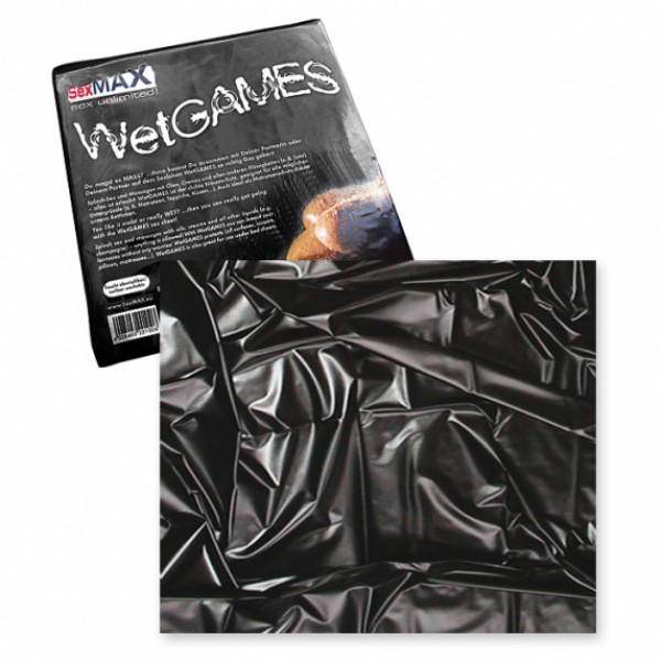 Joydivision SexMax WetGAMES - čierne prestieradlo