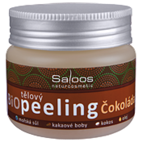 Saloos Bio telový peeling omladzujúci - Čokoláda