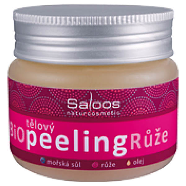 Saloos Bio telový peeling harmonizujúci - Ruža