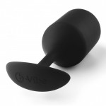 b-Vibe Snug Plug 4 - Análny kolík Čierna