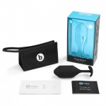 b-Vibe Snug Plug 4 - Análny kolík Čierna
