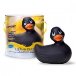 Big Teaze Toys I Rub My Duckie Classic Travel Size - Čierna vibračná kačička