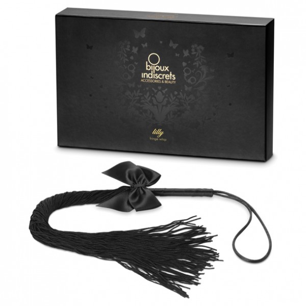 Bijoux Indiscrets Lilly Whip - Čierny bičík