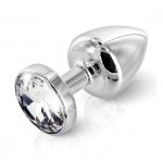 Diogol Anni Round Silver Plated 25mm - Análny šperk Strieborný