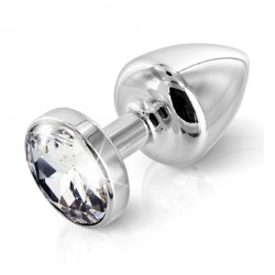 Diogol Anni Round Silver Plated 25mm - Análny šperk Strieborný