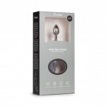 Easytoys Fox Tail Plug 152SIL - Líščí chvostík Strieborná