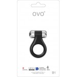 OVO B1 Vibrating Ring - vibračný krúžok Čierny