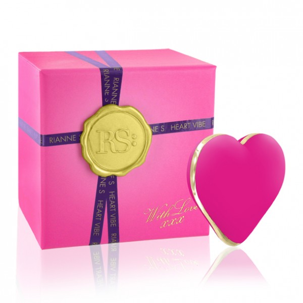 Rianne S Heart Vibe French Rose - Vibrátor v tvare srdiečka