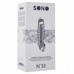 Sono No.32 Stretchy Penis Extension - Návlek na penis Priehľadný