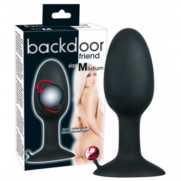You2Toys Backdoor Friend Medium - Análny kolík so stimulačnou guličkou