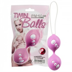 You2Toys Twin Balls - Venušine guličky Ružové